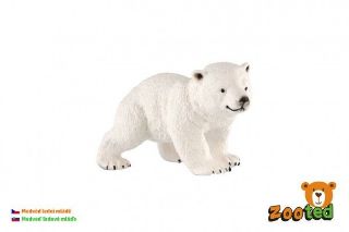Obrázek z Medvěd lední mládě zooted plast 6cm(20ks/bal) 